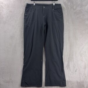 Kuhl Pants Womens Size 14 Gray‎ Outdoor Hiking Cargo Stretch Nylon Spandex